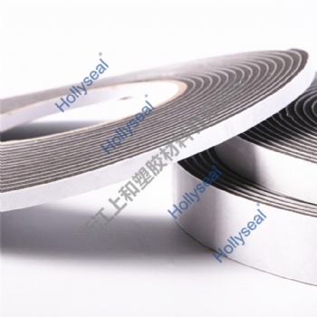 Hollyseal?1mm~25mm厚PVC軟質(zhì)黑色單面車身密封條