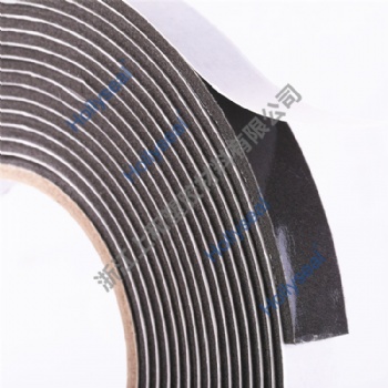 Hollyseal?1mm~25mm厚PVC軟質(zhì)黑色單面車身密封條